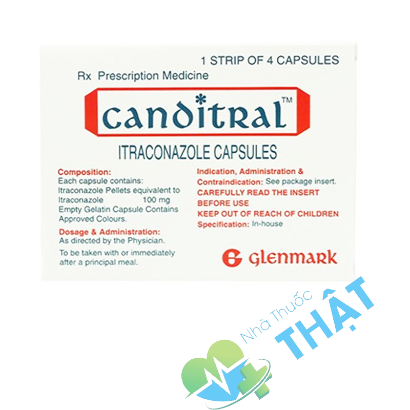 Canditral Hộp 4 Viên - Điều Trị Nấm Hiệu Quả 2 Canditral Hộp 4 Viên