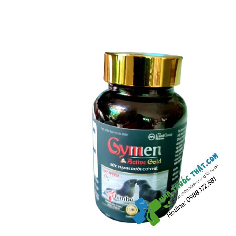 Gymen Active Gold Hộp 30 Viên - Tăng Cường Sinh Lý Nam Hiệu Quả 2 Gymen Active Gold Hộp 30 Viên - Tăng Cường Sinh Lý Nam Hiệu Quả