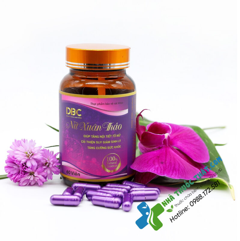 Nữ Xuân Thảo Hộp 60 Viên - Cân Bằng Nội Tiết Tố Hiệu Quả 2 Nữ Xuân Thảo Hộp 60 Viên - Cân Bằng Nội Tiết Tố Hiệu Quả