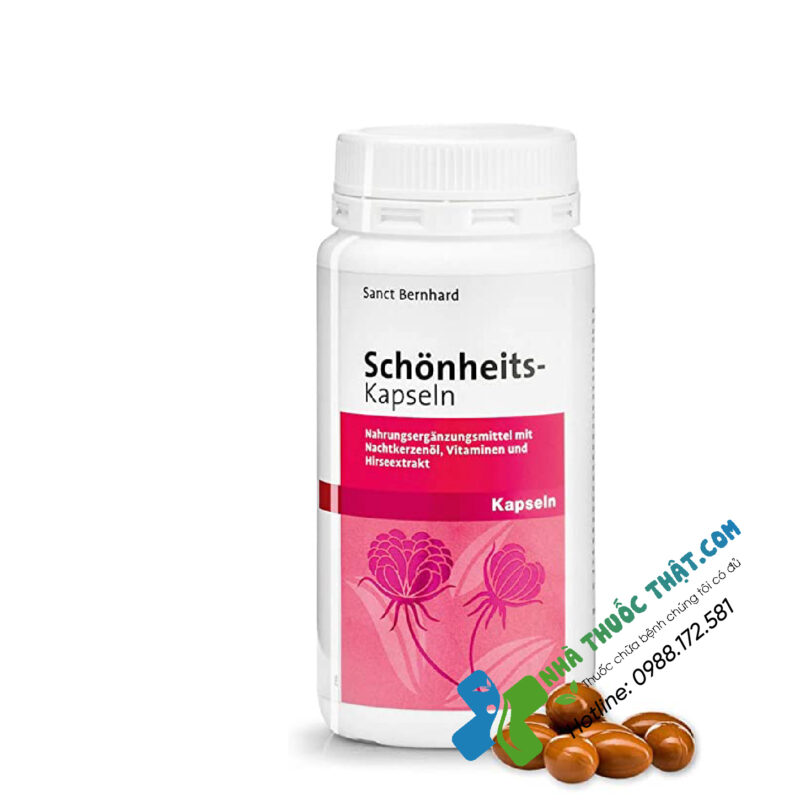 Schönheits Kapseln Chai 60 Viên - Tinh Dầu Hoa Anh Thảo 2 Schönheits Kapseln Chai 60 Viên - Tinh Dầu Hoa Anh Thảo