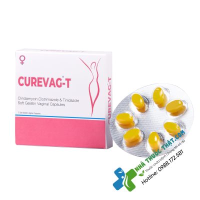 Curevag-T Hộp 7 Viên - Điều Trị Viêm Âm Đạo Hiệu Quả 2 Curevag-T Hộp 7 Viên - Điều Trị Viêm Âm Đạo Hiệu Quả