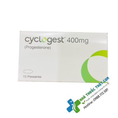 Cyclogest 400mg Hộp 15 Viên - Điều Trị Hội Chứng Tiền Kinh Nguyệt 2 Cyclogest 400mg Hộp 15 Viên - Điều Trị Hội Chứng Tiền Kinh Nguyệt