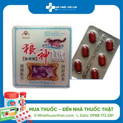 Cường Dương Sói Bạc Hộp 6 Viên - Cường Dương Cao Cấp