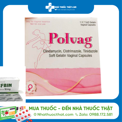 Polvag Hộp 7 Viên Đặt - Trị Viêm Âm Đạo, Viêm Âm Hộ 2 Polvag Hộp 7 Viên Đặt - Trị Viêm Âm Đạo, Viêm Âm Hộ