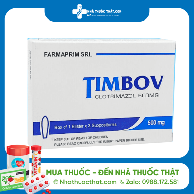 Timbov 500mg Hộp 3 Viên - Điều Trị Nhiễm Khuẩn Hỗn Hợp Tại Âm Đạo 2 Timbov 500mg Hộp 3 Viên - Điều Trị Nhiễm Khuẩn Hỗn Hợp Tại Âm Đạo