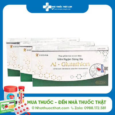 AI Glutathion 100mg Hộp 30 Viên - Viên Ngậm Trắng Da