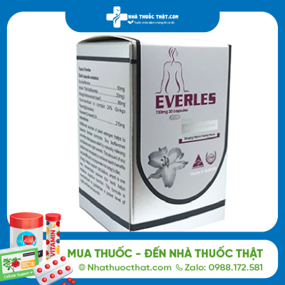 Everles Hộp 30 Viên - Bổ Sung Nội Tiết Tố, Chống Lão Hoá Da 2 Everles Hộp 30 Viên - Bổ Sung Nội Tiết Tố, Chống Lão Hoá Da