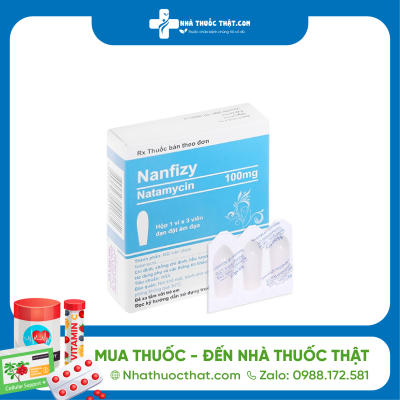 Nanfizy 100mg Hộp 3 Viên - Dự Phòng Nhiễm Nấm Âm Hộ, Âm Đạo 2 Nanfizy 100mg Hộp 3 Viên - Dự Phòng Nhiễm Nấm Âm Hộ, Âm Đạo