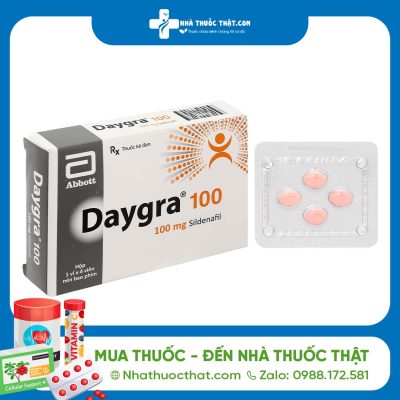 Daygra 100 Abbott Hộp 4 Viên - Điều Trị Rối Loạn Cương Dương 2 Daygra 100 Abbott Hộp 4 Viên - Điều Trị Rối Loạn Cương Dương