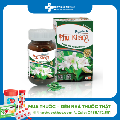 Paristech Phu Khang Hộp 60 Viên - Hoạt Huyết, Hạn Chế Sự Phát Triển Của U Lành Tính 2 Paristech Phu Khang Hộp 60 Viên - Hoạt Huyết, Hạn Chế Sự Phát Triển Của U Lành Tính