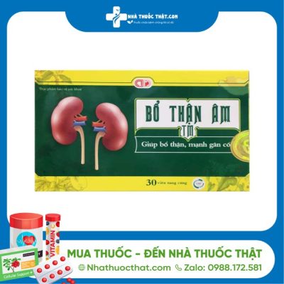 Bổ Thận Âm TM - Hộp 30 Viên - Hỗ Trợ Bổ Thận, Mạnh Gân Cốt 2 Bổ Thận Âm TM - Hộp 30 Viên - Hỗ Trợ Bổ Thận