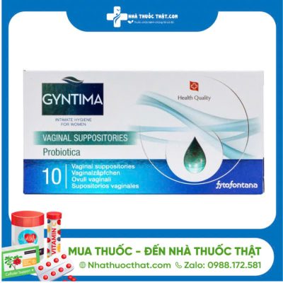 Gyntima - Hộp 10 Viên - Điều Trị Các Triệu Chứng Nhiễm Khuẩn,Viêm Âm Đạo Ở Phụ Nữ 