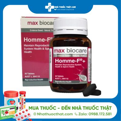 Max Biocare - Lọ 30 Viên - Tăng Chất Lượng Tinh Trùng 2 Max Biocare - Lọ 30 Viên - Tăng Chất Lượng Tinh Trùng