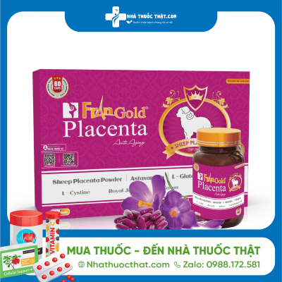 Fran Gold Placenta Lọ 60 Viên - Giúp Làn Da Trắng Hồng Căng Mịn 2 Fran Gold Placenta Lọ 60 Viên - Giúp Làn Da Trắng Hồng Căng Mịn