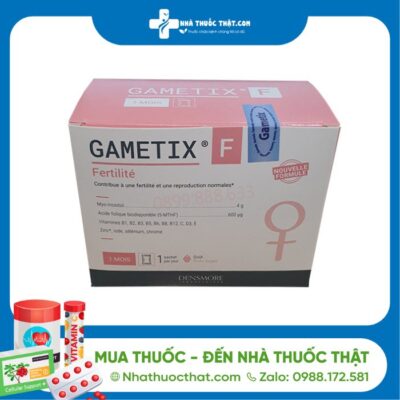 Gametix F - Hộp 30 Gói - Cải Thiện Chứng Đa Nang Buồng Trứng, Vô Sinh Của Nữ Giới 2 Gametix F - Hộp 30 Gói - Cải Thiện Chứng Đa Nang Buồng Trứng, Vô Sinh Của Nữ Giới