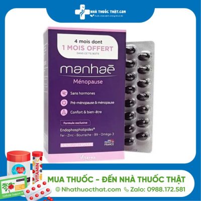 Manhae - Hộp 30 Viên - Hỗ Trợ Làm Giảm Các Triệu Chứng Thời Kỳ Mãn Kinh 2 Manhae - Hộp 30 Viên - Hỗ Trợ Làm Giảm Các Triệu Chứng Thời Kỳ Mãn Kinh