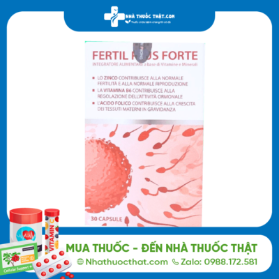 Fertil Plus Forte Hộp 30 Viên - Bổ Trứng Tăng Chất Lượng Sinh Sản Cho Phụ Nữ 2 Fertil Plus Forte Hộp 30 Viên - Bổ Trứng Tăng Chất Lượng Sinh Sản Cho Phụ Nữ
