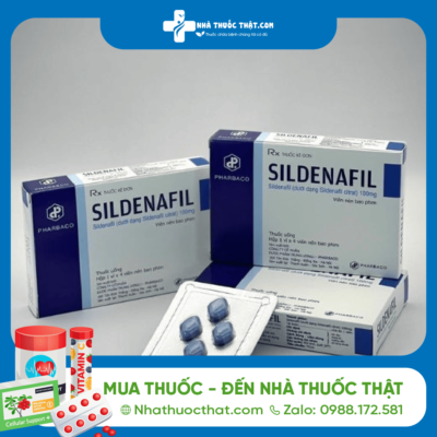 Sildenafil 100 Hộp 4 Viên - Trị Rối Loạn Cương Dương Hiệu Quả 2 Sildenafil 100 Hộp 4 Viên - Trị Rối Loạn Cương Dương Hiệu Quả
