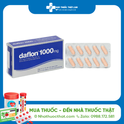 Daflon 1000mg Hộp 30 Viên - Điều Trị Triệu Chứng Thực Thể Liên Quan Đến Trĩ Cấp