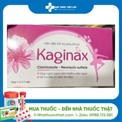 Kaginax - Hộp 7 Viên - Điều Trị Viêm Nhiễm Âm Đạo 2 Kaginax - Hộp 7 Viên - Điều Trị Viêm Nhiễm Âm Đạo
