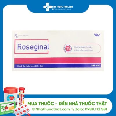 Roseginal - Hộp 12 Viên - Điều Trị Viêm Âm Đạo 2 Roseginal - Hộp 12 Viên - Điều Trị Viêm Âm Đạo