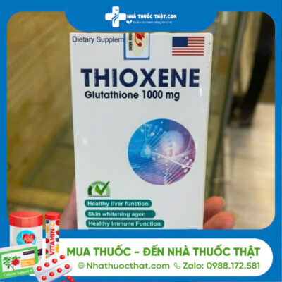 Thioxene - Hộp 30 Viên - Giúp Làm Đẹp Da, Chống Oxy Hóa 2 Thioxene - Hộp 30 Viên - Giúp Làm Đẹp Da, Chống Oxy Hóa