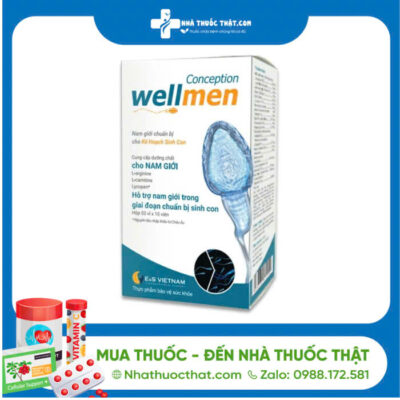 Wellmen - Hộp 30 Viên - Tác Dụng Tăng Chất Lượng Tinh Trùng, Tăng Khả Năng Sinh Sản Cho Nam Giới. 2 Wellmen - Hộp 30 Viên - Tác Dụng Tăng Chất Lượng Tinh Trùng, Tăng Khả Năng Sinh Sản Cho Nam Giới.