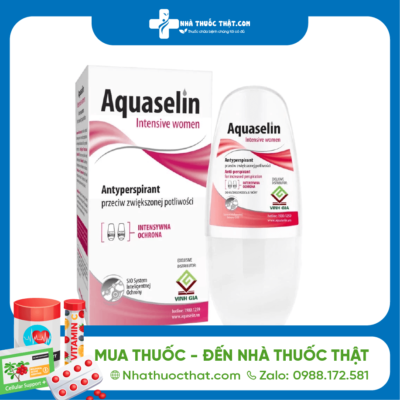 Aquaselin Hộp 50ml - Lăn Khử Mùi Vùng Nách Hiệu Quả 2 Aquaselin Hộp 50ml - Lăn Khử Mùi Vùng Nách Hiệu Quả