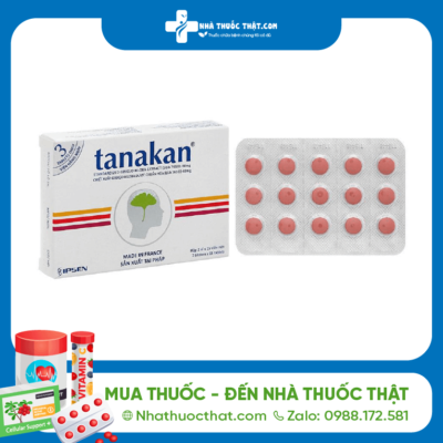 Tanakan 40mg Hộp 30 Viên - Trị Rối Loạn Nhận Thức Ở Người Già 2 Tanakan 40mg Hộp 30 Viên - Trị Rối Loạn Nhận Thức Ở Người Già