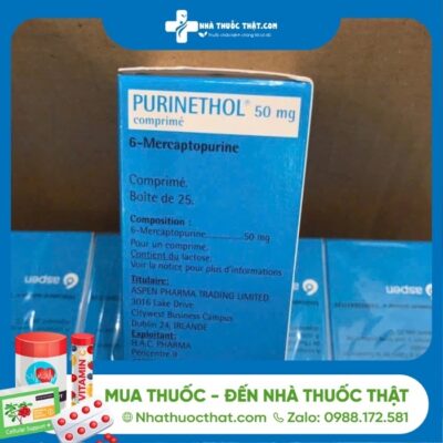 Purinethol - Lọ 25 Viên - Điều Trị Bệnh Bạch Cầu Cấp Tính 2 Purinethol - Lọ 25 Viên - Điều Trị Bệnh Bạch Cầu Cấp Tính