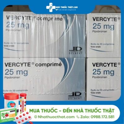 Vercyte - Hộp 30 Viên - Điều Trị Cho Người Đa Hồng Cầu Nguyên Phát 2 Vercyte - Hộp 30 Viên - Điều Trị Cho Người Đa Hồng Cầu Nguyên Phát