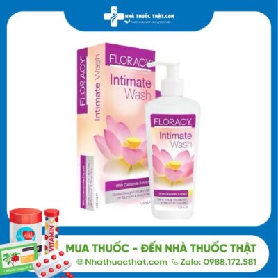 Floracy Intimate Wash - Chai 125ml - Làm Sạch Nhẹ Nhàng, Điều Trị Viêm Âm Đạo 2 Floracy Intimate Wash - Chai 125ml - Làm Sạch Nhẹ Nhàng, Điều Trị Viêm Âm Đạo