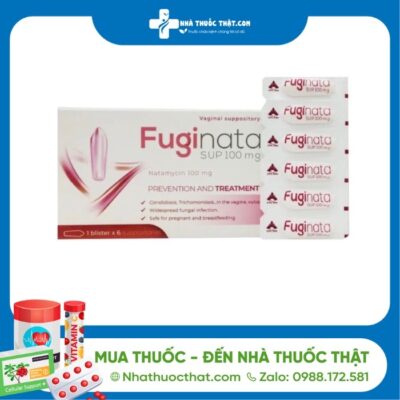 Fuginata - Hộp 6 Viên Đặt - Điều Trị Viêm Âm Đạo 2 Fuginata - Hộp 6 Viên Đặt - Điều Trị Viêm Âm Đạo