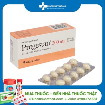 Progestan 200 - Hộp 30 Viên - Điều Trị Rối Loạn Kinh Nguyệt 2 Progestan 200 - Hộp 30 Viên - Điều Trị Rối Loạn Kinh Nguyệt