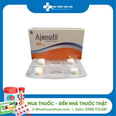 Ajenafil 50 - Hộp 4 Viên Ngậm - Điều Trị Rối Loạn Cương Dương, Cải Thiện Chức Năng Sinh Lý Nam 2 Ajenafil 50 - Hộp 4 Viên Ngậm - Điều Trị Rối Loạn Cương Dương, Cải Thiện Chức Năng Sinh Lý Nam