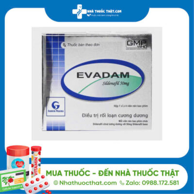 Evadam 50mg - Hộp 4 Viên - Điều Trị Rối Loạn Cương Dương. 2 Evadam 50mg - Hộp 4 Viên - Điều Trị Rối Loạn Cương Dương.
