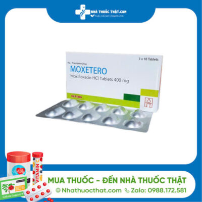 Thuốc Moxetero 400 - Hộp 30 Viên - Điều Trị Các Nhiễm Khuẩn Trên Các Bệnh Nhân 18 Tuổi. 2 Thuốc Moxetero 400 - Hộp 30 Viên - Điều Trị Các Nhiễm Khuẩn Trên Các Bệnh Nhân 18 Tuổi.