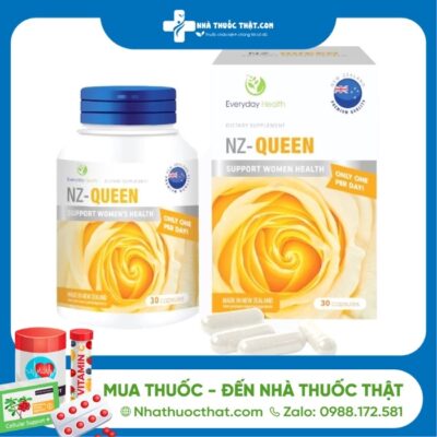 NZ Queen - Lọ 30 Viên - Hỗ Trợ Tăng Sản Sinh Nội Tiết Tố Nữ 2 NZ Queen - Lọ 30 Viên - Hỗ Trợ Tăng Sản Sinh Nội Tiết Tố Nữ
